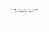 AMI System Security Requirements - US Department of … · AMI System Security Requirements ... 58 Jeremy McDonald 59 Neil Greenfield 60 Sharon Li . AMI System Security Specification