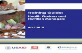 Health Workers and Nutrition Managers - FSN Network guide.pdf · Child Feeding (IYCF) Counselling ... Activity 15.1: Identify Complementary Feeding Practices for Children Aged 6 Up