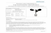 Cup Anemometer Classification - thiesclima.com · Cup Anemometer Classification According to IEC 61400-12-1 Edition 2.0 (2017- 03) Classification Scheme Description of Anemometer