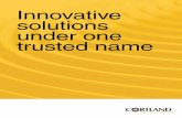 Innovative solutions under one trusted name - Cortland · Cortland has been built on a strong foundation of specialist ... inland river lines, ship and barge mooring lines, winch