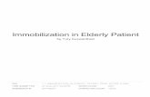 Immobilization in Elderly Patient - Repositori | … in Elderly Patient RA Tuty Kuswardhani Geriatric Division of Medical Faculty of Udayana University / Sanglah General Hospital Introduction