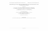 Modelling of the failure behaviour of windscreens and ... · Modelling of the failure behaviour of windscreens and ... Laminated safety glass, finite elements, crash simulation, fracture