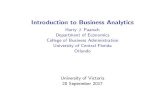 Introduction to Business Analytics · Introduction to Business Analytics: ... ECON 245 ECON 246 ECON 313 ECON 350 ECON 365 ECON 450 UBC CPSC 103 MATH 105 MATH 106 ... STAT 270 STAT