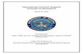 Operational Contract Support - acq.osd.mil · Operational Contract Support Concept of Operations . ... Success will achieve our national and opera- ... DoD needs to integrate and