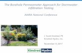 The Borehole Permeameter Approach for Stormwater ...€¦ · The Borehole Permeameter Approach for Stormwater Infiltration Testing ... initially achieving steady flow at constant