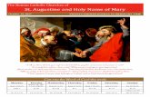 The Roman Catholic Churches of St. Augustine and Holy … · 2017-10-23 · The Roman Catholic Churches of St. Augustine and Holy Name of Mary October 15, ... Knowing their malice,
