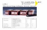 Riese Measuring Relays Catalog - automation-dfw.com · Measuring relays from riese Applications Relay designations (all with CE) Column EN 954 safety class PTC-resistor release relays