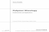 Polymer Rheology - hanserpublications.com · Polymer Rheology Fundamentals and Applica ons Tim A. Osswald Natalie Rudolph Book ISBN 978-1-56990-517-3 HANSER Hanser Publishers, Munich