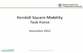 Kendall Square Mobility Task Force - Massachusetts … · 2015-11-25 · New Red Line Vehicles. Environmental Upgrades • AC propulsion • Regenerative braking • LED Lighting