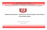 INDUSTRIAL PARTICIPATION/OFFSET GUIDELINE - SSM · Industrialization Plan ... The objective of this Industrial Participation / Offset Guideline ... SSM according to the Pre-Approval