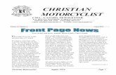 CMA August 2016 Newsletter - CMA Canada - Home · Christian Motorcyclist August 2016 Page 1 CHRISTIAN MOTORCYCLIST CMA - CANADA NEWSLETTER P.O. BOX 521, RED DEER, ALBERTA T4N 5G1