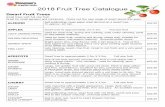 2018 Fruit Tree Catalogue - irp-cdn.multiscreensite.com · GRANNY SMITH Used for fresh fruit, cooking and drying, keeps well, suited to most climates. $29.95 JONAGOLD ... Red Delicious/Golden