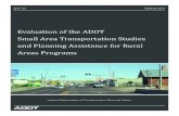 SPR-716: Evaluation of the ADOT Small Area Transportation ... of... · Small Area Transportation Studies and Planning Assistance for ... Small Area Transportation Studies and Planning