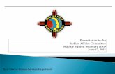 Presentation to the Indian Affairs Committee Sidonie ... · New Mexico Human Services Department Presentation to the Indian Affairs Committee Sidonie Squier, Secretary HSD June 13,