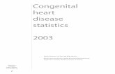Congenital heart disease statistics - British Heart … · British Heart Foundation Statistics Database 3 Contents Page Foreword 5 Summary 6 Introduction 7 1. Incidence and prevalence