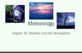 Meteorology - Ms. Johnston's Webpagejohnstonsd36.weebly.com/uploads/2/1/3/3/21338878/meteorology... · •conduction - transfer of kinetic energy in solids when ... •Waves of solar