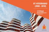 IIT HYDERABAD (2008 - 2018) - iith.ac.in .Some New 4/11/2018 IIT HYDERABAD 11 1. Center for Healthcare