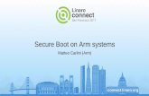 SFO17-201 Secure Boot on Arm systemsconnect.linaro.org.s3.amazonaws.com/sfo17/Presentations/SFO17-201...CoT starting from trusted U-Boot image (BL33) carrying initial public key (tamper