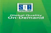 Global Quality On-Demand - SQA Services · management services to highly regulated industries such ... to focus on leveraging the data ... Global Quality On-Demand SQA Services, Inc.