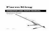 OperatOr and parts Manual - Farm King · better stability at greater heights, ... large input and intake boxes, ... • When filling tall bins, tanks, ...