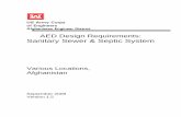 AED Design Requirements: Sanitary Sewer & Septic … Army Corps of Engineers Afghanistan Engineer District AED Design Requirements: Sanitary Sewer & Septic System Various Locations,