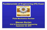 FE Review - Fluids - Fall 2013 - handout - coe.utah.edu Fluids Review Fluid Properties Fluid Statics