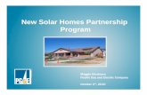 New Solar Homes Partnership Program - Pacific Gas and ... · New Solar Homes Partnership Program ... Energy Efficiency & Solar. 3 About PG&E ... care facilities, hotels, motels, dormitories