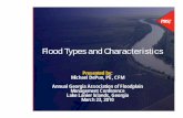 Flood Types and Characteristics - gafloods.org · Flood Types and Characteristics Presented by: Michael DePue, PE, CFM Annual Georgia Association of Floodplain Management Conference