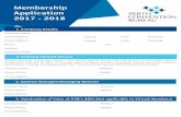 Membership Application 2017 - 2018 - Cloudinary · 9. Application Submission I have completed applicable sections 1-7 of the application form. I have read and understood the Conditions