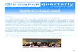 NOWPAP quarterly · Speakers were invited from the UN Environment, China, Republic of ... Dr. LIU Ning presented the achievements of NOWPAP and ... The 3rd quarter of 2016 quarterly