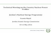 Technical Meeting on the Country Nuclear Power Profiles · The Nuclear Law was modified in 2007 resulting in splitting the Jordan Nuclear Energy Commission ... Engineering, Procurement