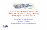 HydroGen Fuel Cells Large Scale Stationary Fuel Cell ... · Commercialization Using Existing ... • The only fully commercial fuel cell for large stationary applications ... power
