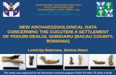 NEW ARCHAEOZOOLOGICAL DATA CONCERNING THE CUCUTENI …arheoinvest.uaic.ro/research/pn2rutesuine/docs/Presentation.Poduri... · new archaeozoological data . concerning the cucuteni