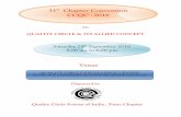 31st Chapter Convention CCQC - 2016 - QCFIqcfi.in/wp-content/uploads/2016/07/Pune-ccqc-broucher-2016.pdf · Quality, Safety etc. ( Work Place Management ) Essay competition will be
