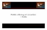 Public offering of securities –IndiaIndia - wirc-icai.org for ICAI - Public... · Central enactment to regulate the formation, financing, functioning and winding up of companies