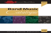 2012 Catalogue Band Music - Editio Musica Budapest · for string orchestra and for concert band, instrumental solo works and cham-ber music, choral works, film music, folk song arrangements