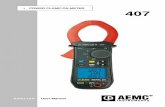 POWER CLAMP-ON METER 407 - Instrumart Auto Power Off ... 3.17.2 Stopping a Recording Session ... 3.27 Power Clamp Meter Template ...