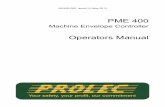 Operators Manual - cdn.webfactore.co.ukcdn.webfactore.co.uk/4908_pme400+operators+manual.pdfOperators Manual . This guide describes operation of the PROLEC PME ENVELOPE SAFETY SYSTEM