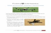 TITAN Quadcopter Assembly Instructions - Fortis … Quad assembly instructions... · | TITAN Quadcopter Assembly Instructions 3 7) Attach the Top Frame Plate to the Nose/Bottom Frame