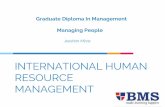 INTERNATIONAL HUMAN RESOURCE MANAGEMENT …bms.lk/download/GDM_Tutorials/batch-37/MP/week 1/International... · international HRM issues ... Hong Kong managers in between. The Global