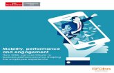Mobility, performance and engagement · 2 mobiit, performance an engagement o cios can contriute to usiness erormance y sain te emloyee exerience the econoist inteience unit liited