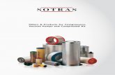 Filters & Products for Compressors, Vacuum Pumps and …sotras.com.cn/sotras_manual.pdf · 2016-12-20 · Sotras designs and manufactures separators specifically for installation