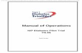 Manual of Operations - NIDDK Central Repository · Manual of Operations NIP Diabetes Pilot Trial ... Pregnant Woman/Nursing Mother Vitamin and Diet ary ... Infant Screening Visit
