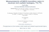Paul Fallon Lawrence Berkeley National Laboratorybrown/EFES-2010/pdf/fallon.pdf · Paul Fallon Lawrence Berkeley National Laboratory Measurements of B(E2) transition rates in neutron
