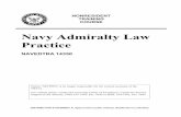 Navy Admiralty Law Practice - NAVY BMR Navy Wide ... material/14350.pdf · Navy Admiralty Law Practice NAVEDTRA 14350 Notice: NETPDTC is no longer responsible for the content accuracy