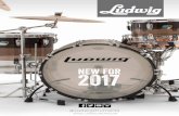 NEW FOR 2017 - Ludwig Drums :: Home€¦ ·  45TH ANNIVERSARY VISTALITE LIMITED EDITION FAB Configuration: 14X22” Bass Drum 16X16” Floor Tom 9x13” Tom Tom L9BK4233LX76