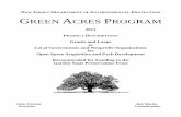 NEW JERSEY DEPARTMENT OF ENVIRONMENTAL PROTECTION GREEN ... · The New Jersey Department of Environmental Protection ... Green Acres Program announces the ... Urban Aid acquisition