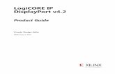 LogiCORE IP DisplayPort v4 - Xilinx · The Xilinx LogiCORE™ IP DisplayPort™ ... display controllers, HDTV and monitors from industry leaders. This protocol replaces VGA, DVI,