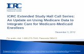 Update on Using Medicare Data to Integrate Care for ...· Integrate Care for Medicare-Medicaid Enrollees