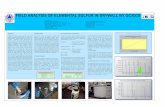 FIELD ANALYSIS OF ELEMENTAL SULFUR IN … · FIELD ANALYSIS OF ELEMENTAL SULFUR IN DRYWALL BY GC/ECD ... Lockheed Martin, Inc ... pestle, and approximately 1 ...